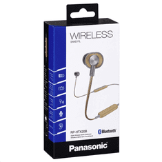 PANASONIC RP-HTX20BE-C Bluetooth Ergofit mikrofonos fülhallgató mustársárga (RP-HTX20BE-C)