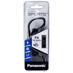 PANASONIC RP-HS35ME-K sport fülhallgató fekete (RP-HS35ME-K)