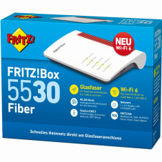 FRITZ!Box 5530 vezetéknélküli router Gigabit Ethernet Kétsávos (2,4 GHz / 5 GHz) Fehér (20002960)