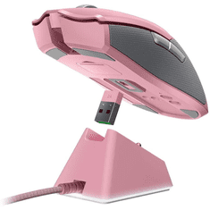 Razer Viper Ultimate vezeték nélküli tölthető gaming egér Quartz - rózsaszín-szürke (RZ01-03050300-R3M1) (RZ01-03050300-R3M1)