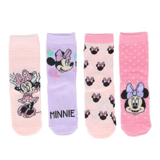 Disney Minnie egér zokni szett/4db pasztell színek