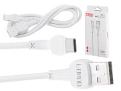 WOWO L-BRNO USB gyorstöltő kábel - USB Type-C NB132 fehér