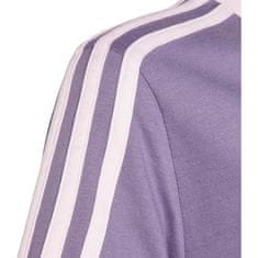 Adidas Póló ibolya XS Essentials 3-stripes