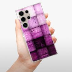 iSaprio Purple Squares szilikon tok Samsung Galaxy S24 Ultra