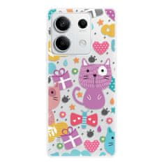 iSaprio Cat pattern 01 szilikon tok Xiaomi Redmi Note 13 5G