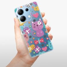 iSaprio Cat pattern 01 szilikon tok Xiaomi Redmi Note 13