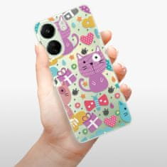 iSaprio Cat pattern 01 szilikon tok Xiaomi Redmi 13C