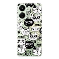 iSaprio Cat pattern 03 szilikon tok Xiaomi Redmi 13C