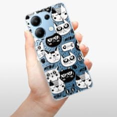 iSaprio Cat pattern 03 szilikon tok Xiaomi Redmi Note 13