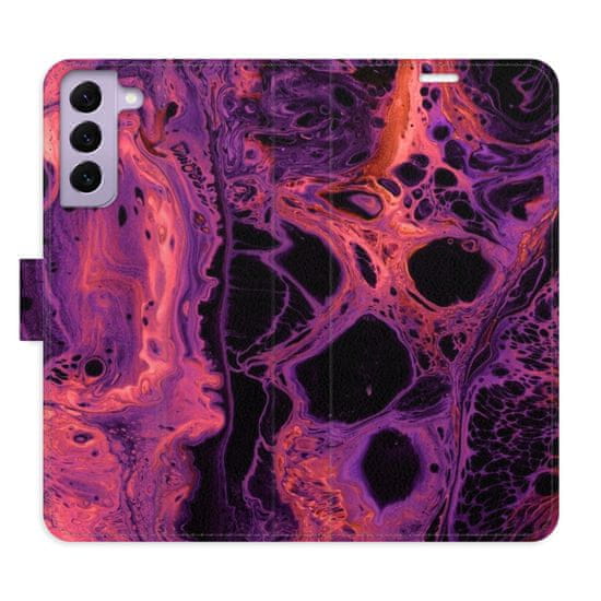 iSaprio Abstract Dark 02 flip tok Samsung Galaxy S22 5G