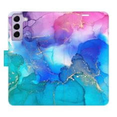 iSaprio BluePink Paint flip tok Samsung Galaxy S22 5G