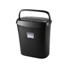 Tracer TRX-815L, 15 liter, 8 lap/vágás, 5 x 33 mm, CD/DVD, Fekete, Iratmegsemmisítő