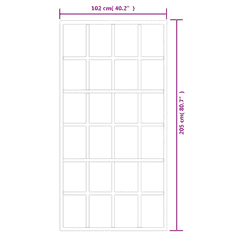 Vidaxl fekete ESG üveg és alumínium tolóajtó 102 x 205 cm (151022)