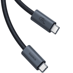 BASEUS USB Type-C töltő- és adatkábel, USB Type-C, 100 cm, 240W, gyorstöltés, PD, QC, Flash Series 2, P10311803111-00, fekete (G152056)