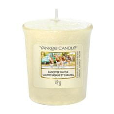 Yankee Candle Svíčka , Vafle s banány a karamelem, 49 g