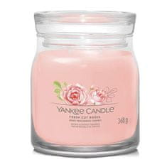 Yankee Candle Svíčka ve skleněné dóze , Čerstvě nařezané růže, 368 g