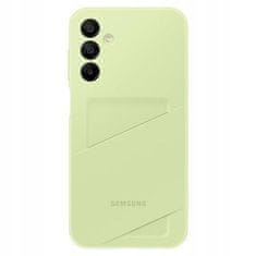 SAMSUNG Hátlapi védőtok kártyazsebbel Samsung Galaxy A15 számára EF-OA156TMEGWW, limezöld