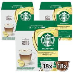 Starbucks by NESCAFE DOLCE GUSTO Madagaskar Vanilla Latte Macchiato, 3-as csomagolás