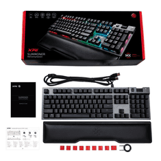 A-Data XPG SUMMONER Cherry MX Blue US Gaming billentyűzet (SUMMONER4B-BKCWW) (SUMMONER4B-BKCWW)