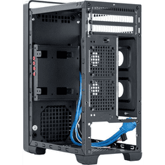 Chieftec Elox BT-06B-350BS Számítógépház - Fekete + 350W PSU (BT-06B-350BFX)