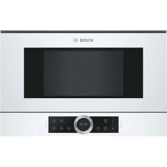 BOSCH Serie 8 BFL634GW1 Beépíthető Mikrohullámú sütő - Fehér (BFL634GW1)