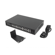 Lanberg RSGE-24P-2GE-2S-36 Gigabit POE Switch (RSGE-24P-2GE-2S-360)