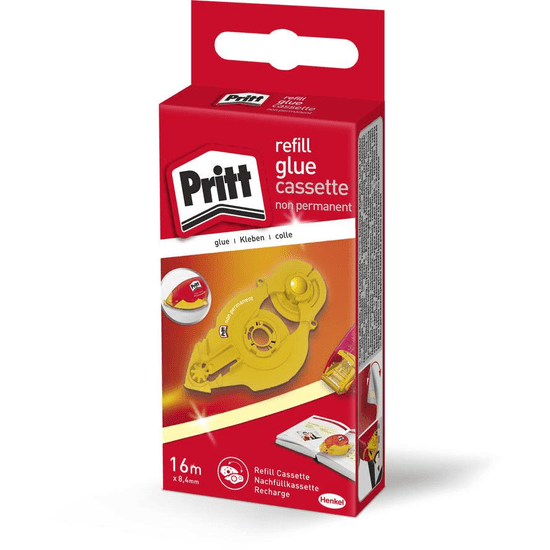 Pritt Refill Kleberoller, Kassette, B: 8,4mm, 16m, non-perm (9H ZRXNH)