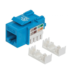 Intellinet Keystone Jack Cat5e Punch-down UTP blau (210546)