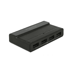 DELOCK HUB USB 3.1 1xTyp-C Bu 4xTyp-A Bu 10Gbps extern (64053)