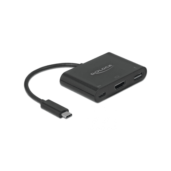 DELOCK USB Type-C Adapter > HDMI 4K 30Hz USB Type-A/C PD (64091)