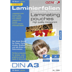 Genie Laminiertaschen 50 A3 - Folien (10264)