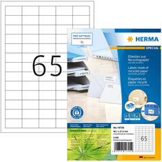 Herma Etiketten A4 38,1x21,2 mm Rec.Blauer Engel 5200 St. (10725)