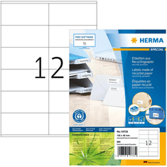 Herma Etiketten A4 105x48 mm Rec.Blauer Engel 960 St. (10733)