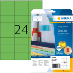 Herma Etiketten A4 grün 70x37 mm Papier matt 480 St. (4469)