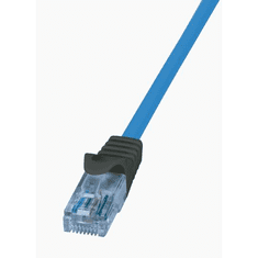 LogiLink Prémium patch kábel, Cat.6A, U/UTP, kék, 1 m (CPP001) (CPP001)