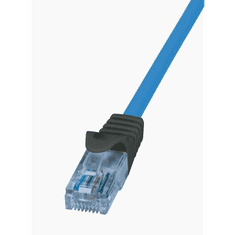 LogiLink Prémium patch kábel, Cat.6A, U/UTP, 10G/PoE/HDBT, kék, 2 m (CPP002) (CPP002)