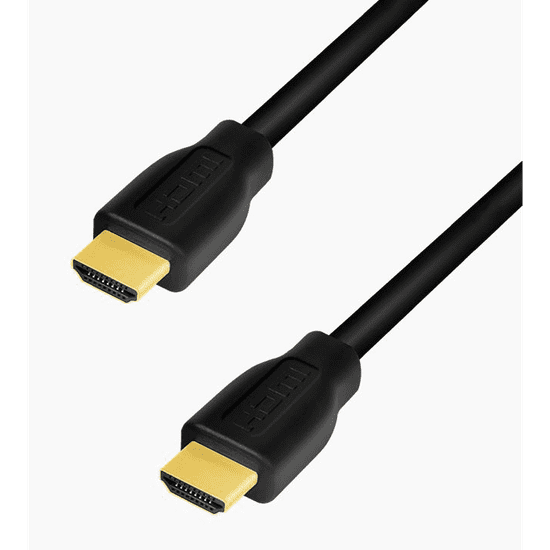 LogiLink HDMI-kábel, A/M-A/M, 4K/60 Hz, CCS, fekete, 3 m (CH0102) (CH0102)