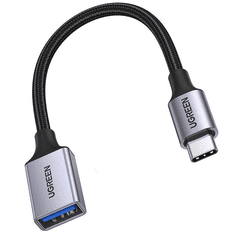 Ugreen US378 USB-A anya - USB-C apa OTG adapter szürke (70889B) (70889B)