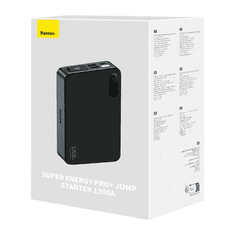 BASEUS Super Energy Pro+ autó akkumulátor inditó / powerbank 1200A fekete (C00245700111-00) (C00245700111-00)