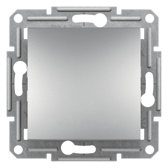 Schneider ASFORA Egypólusú kapcsoló rugós bekötés alu (EPH0100161) (EPH0100161)