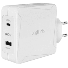 LogiLink Charger 2-Port USB-A/USB-C 100 W White (PA0281)