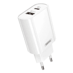 REMAX USB-C - USB-A 18W hálózati töltő fehér (RP-U37) (RP-U37)