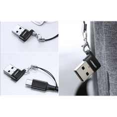 Ugreen USB-A 2.0 - USB-C bluetooth adapter fekete (50568) (50568)