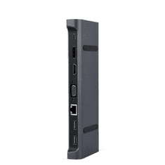 Gembird Multi Port Adapter USB Type C 9in1 USB hub szürke (A-CM-COMBO9-02) (A-CM-COMBO9-02)