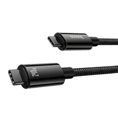 BASEUS Tungsten Gold USB -USB-C kábel 240W 3m fekete (CAWJ040201) (CAWJ040201)