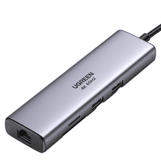 Ugreen USB-C notebook dokkoló szürke (90568) (ugreen90568)