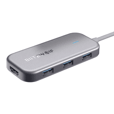 Blitzwolf BW-TH5 USB-C notebook dokkoló szürke (BW-TH5)