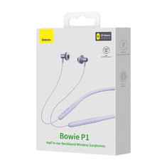 Baseus Bowie P1 nyakpántos fülhallgató lila (NGPB000105)