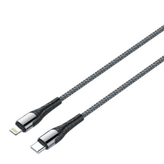 LDNIO LC111-I USB-C+ Lightning kábel 1m szürke (LC111 Type-C to Ligh)