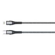 LDNIO LC111-I USB-C+ Lightning kábel 1m szürke (LC111 Type-C to Ligh)